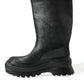 Dolce & Gabbana Sleek Metallic Rubber Rain Boots with DG Logo