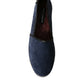 Dolce & Gabbana Elegant Navy Suede Leather Espadrilles