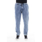 Distretto12 Blue Cotton Men Jeans