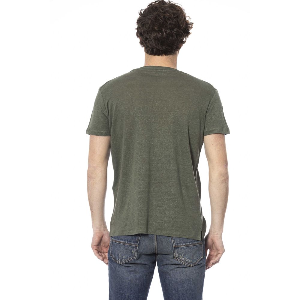 Distretto12 Green Cotton Men T-Shirt