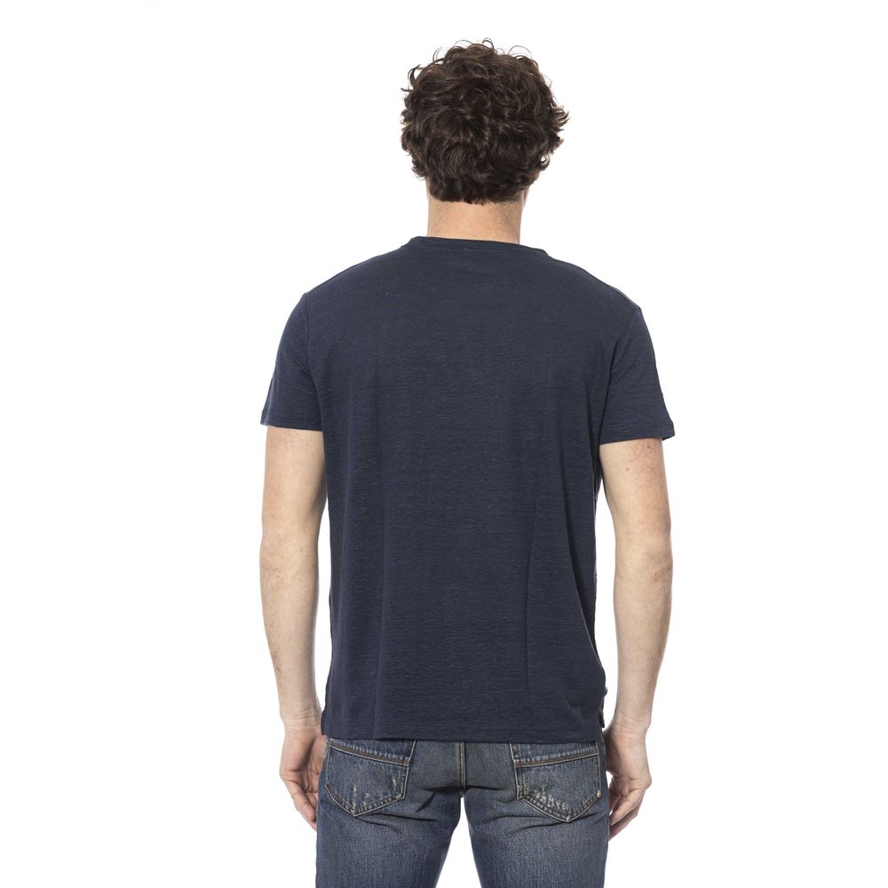 Distretto12 Blue Cotton Men T-Shirt