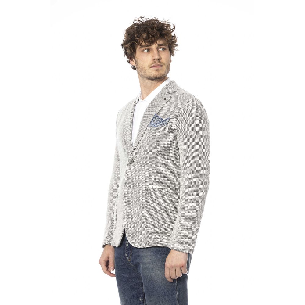 Distretto12 Beige Cotton Men Blazer