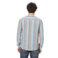 Distretto12 Light Blue Viscose Men Shirt