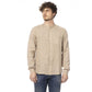 Distretto12 Beige Linen Men Shirt