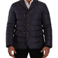 Dolce & Gabbana Elegant Dark Blue Silk Blend Jacket