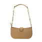 Michael Kors Carmen Small Camel Haircalf Pouchette Shoulder Crossbody Purse