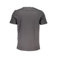 Hugo Boss Gray Cotton Men T-Shirt