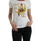 Dolce & Gabbana Elegant White Cotton Crew Neck Tee