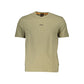 Hugo Boss Green Cotton Men T-Shirt