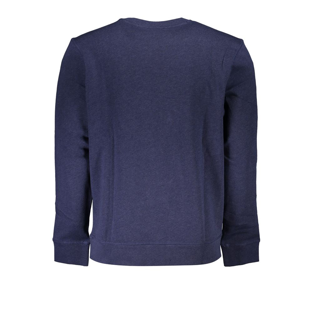 Hugo Boss Blue Cotton Men Sweater