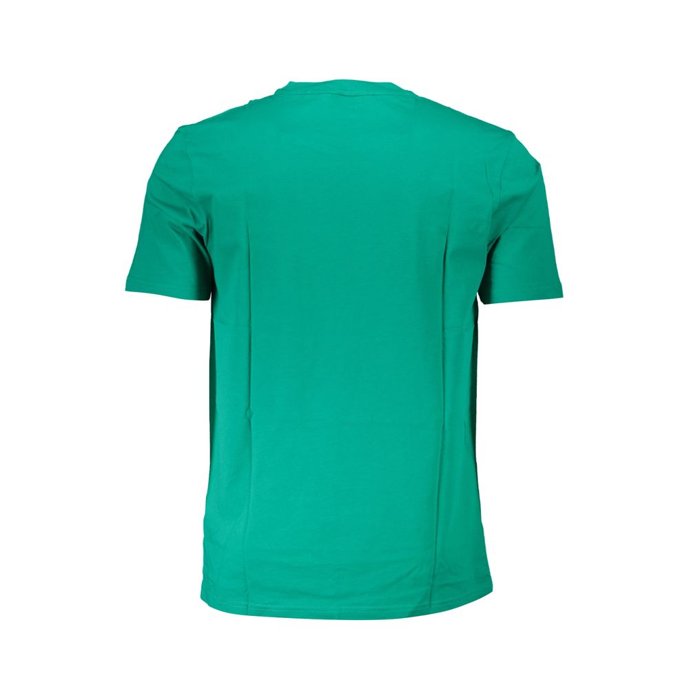 Hugo Boss Green Cotton Men T-Shirt