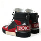 Dolce & Gabbana Debonair Calfskin High-Top Sneakers