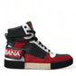 Dolce & Gabbana Debonair Calfskin High-Top Sneakers