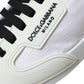 Dolce & Gabbana Elegant Off-White Leather Sneakers