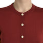 Dolce & Gabbana Elegant Silk Cardigan Sweater in Vibrant Tones