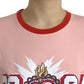 Dolce & Gabbana Sacred Heart Cotton Crew Neck Tee