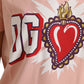 Dolce & Gabbana Sacred Heart Cotton Crew Neck Tee