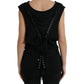 Dolce & Gabbana Elegant Black Round Neck Tank Top