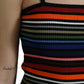 Dolce & Gabbana Chic Striped Spaghetti Strap Tank Top