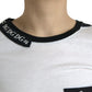 Dolce & Gabbana Chic Monochrome Crew Neck Tee