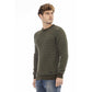 Distretto12 Green Wool Men Sweater