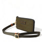 Dolce & Gabbana Elegant Dark Green Nylon-Leather Pouch