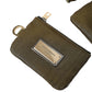 Dolce & Gabbana Elegant Dark Green Nylon-Leather Pouch