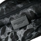 Dolce & Gabbana Elite Black Nylon & Leather Pouch with Logo Detail