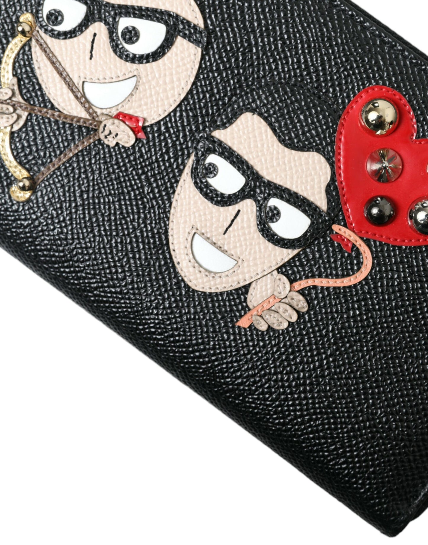 Dolce & Gabbana Elegant Continental Leather Zipper Wallet