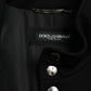 Dolce & Gabbana Elegant Black Sleeveless Vest Jacket