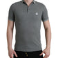 Dolce & Gabbana Elegant Grey Cotton Polo T-Shirt