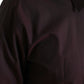 Dolce & Gabbana Elegant Maroon Martini Dress Shirt