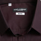 Dolce & Gabbana Elegant Maroon Martini Dress Shirt