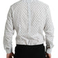 Dolce & Gabbana Elegant White Cotton Slim Fit Dress Shirt