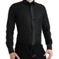 Dolce & Gabbana Elegant Black Slim Fit Dress Shirt