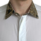 Dolce & Gabbana Elegant Gold Detail Dress Shirt