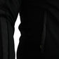 Dolce & Gabbana Elegant Full Zip Black Sweater