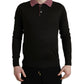 Dolce & Gabbana Elegant Wool Pullover Sweater in Brown