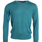 Dolce & Gabbana Elegant Silk Crew Neck Pullover Sweater