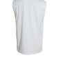 Dolce & Gabbana Elegant White Sleeveless Crew Neck Tank