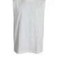 Dolce & Gabbana Elegant White Sleeveless Crew Neck Tank