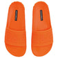 Dolce & Gabbana Chic Orange Logo Print Rubber Slippers