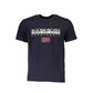 Napapijri Blue Cotton Men T-Shirt