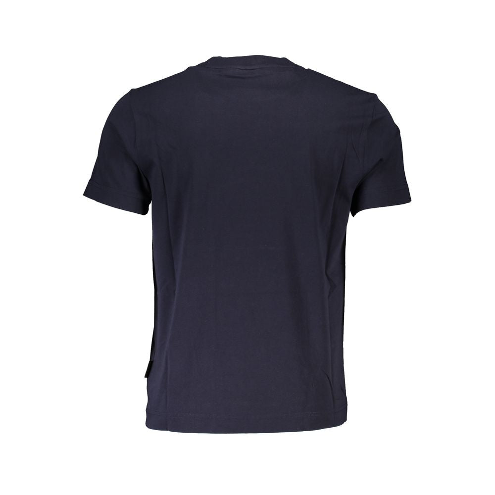 Napapijri Blue Cotton Men T-Shirt