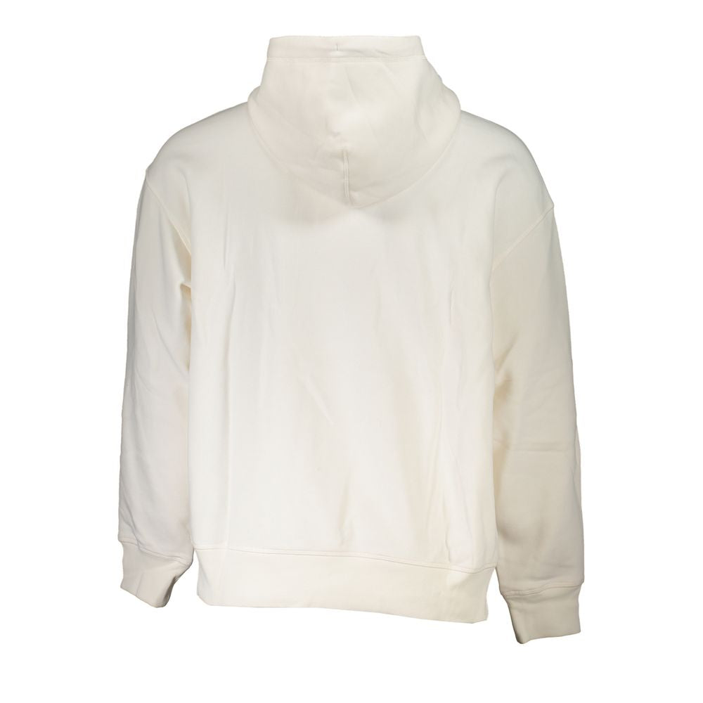 Tommy Hilfiger Elegant White Hooded Sweatshirt