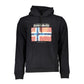 Napapijri Sleek Hooded Fleece Sweatshirt in Black