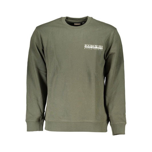 Napapijri Green Fleece Crew Neck Sweatshirt