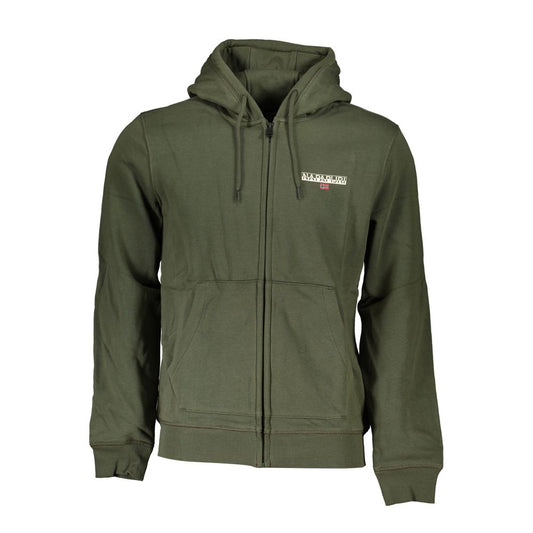 Napapijri Emerald Fleece Zip Hoodie - Cozy Regular Fit