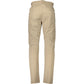 Napapijri Chic Beige Cotton Trousers with Elegant Comfort