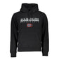 Napapijri Sleek Black Hooded Sweatshirt with Logo